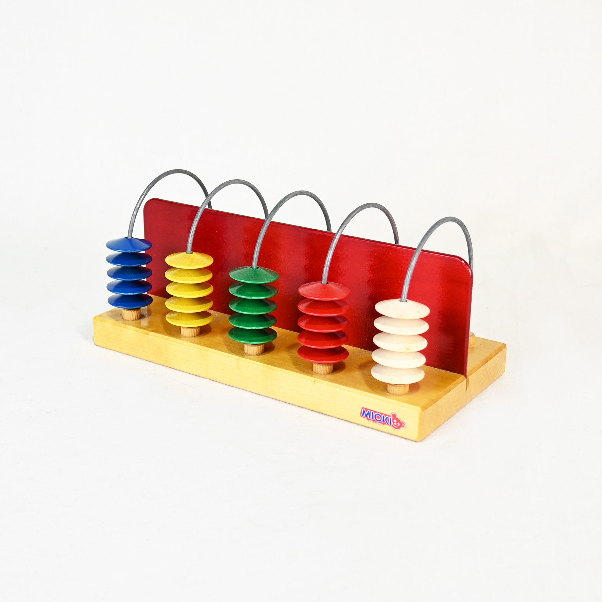 MICKI Abacus Wood Kids Educational Toy Sweden / ミッキィ社 アバカス そろばん 木製 知育玩具 スウェーデン